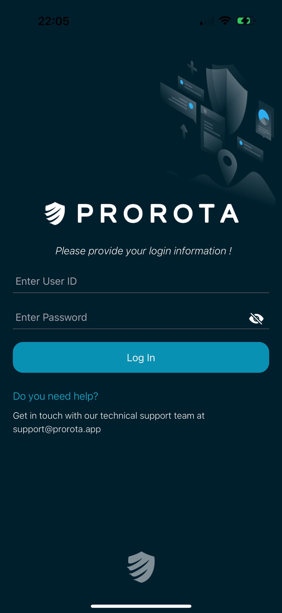 ProRota App Login