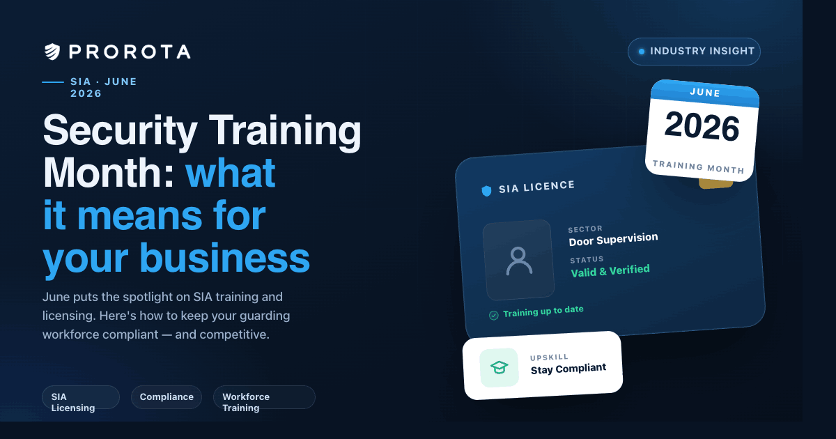 SIA Security Training Month 2026: What Every Security Company Needs to Know